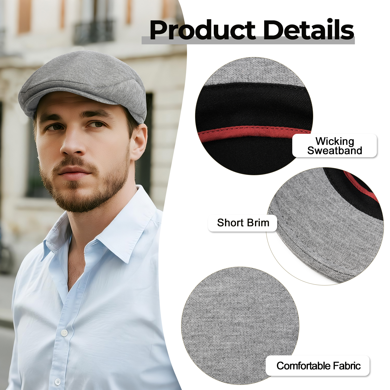 JGAGOUL Classic Newsboy Cap fo – Newsboy Cap Ivy recenzja i cena