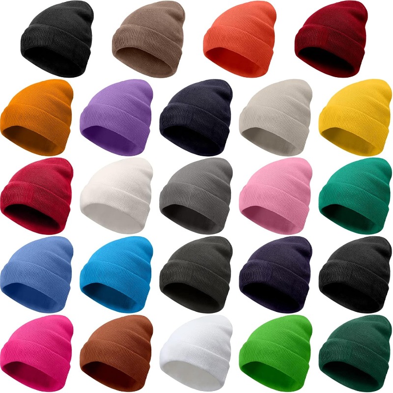 1pc Winter Warm Thick Beanie H – Beanie Cuffed Knit recenzja i cena