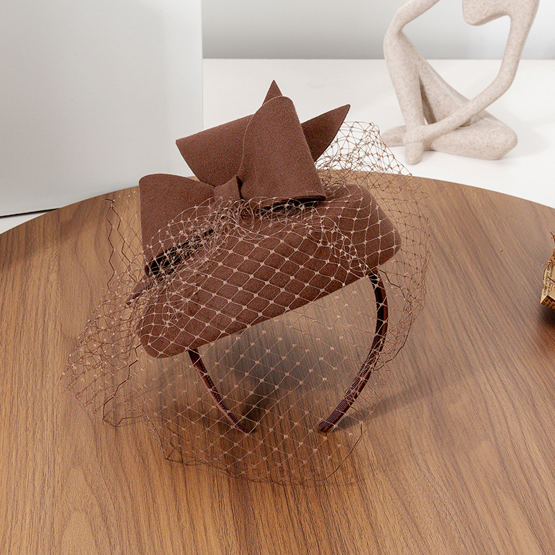 French Black Beret Fascinator  – Beret French Wool recenzja i cena