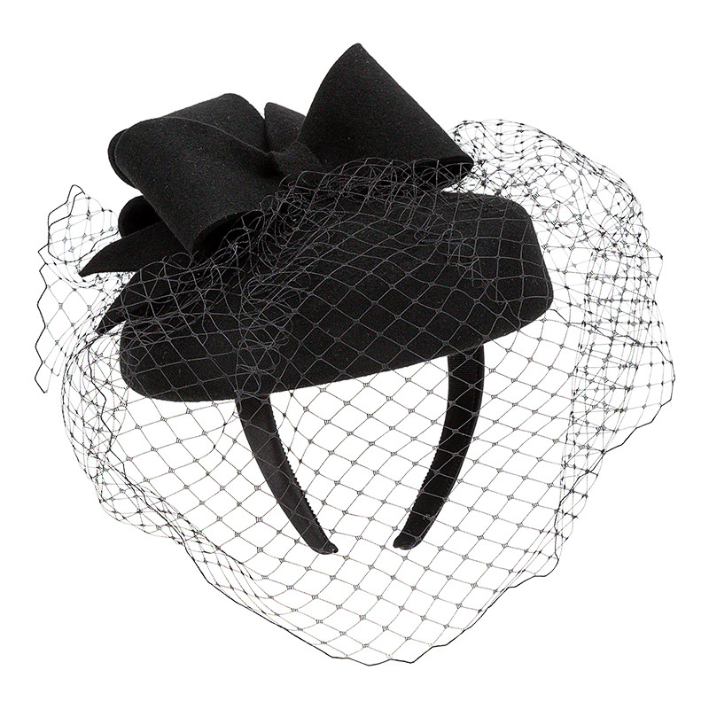 French Black Beret Fascinator  – Beret French Wool recenzja i cena