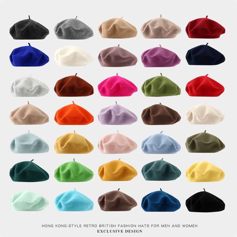 Big Size Beret Women  Large Be – Beret French Wool recenzja i cena