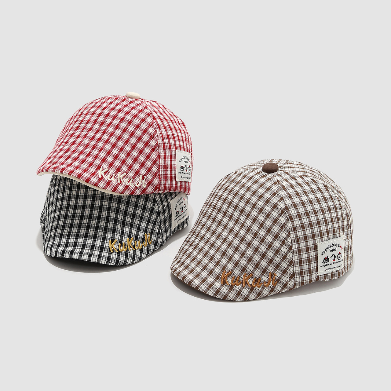 Fashion Children Checkered Ber – Visor Sun Hat recenzja i cena