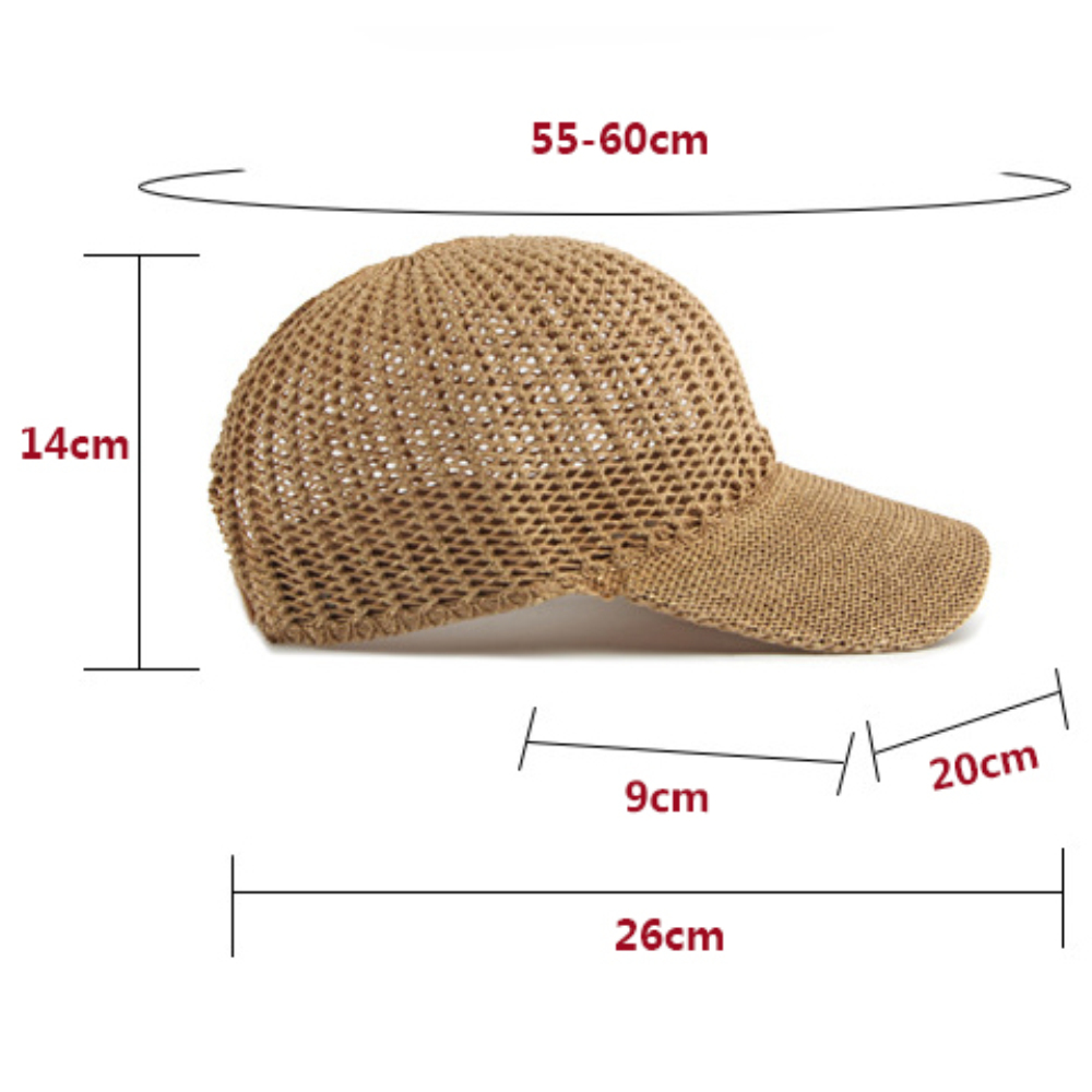HT5086 Spring Summer Knitted B – Baseball Cap Structured recenzja i cena