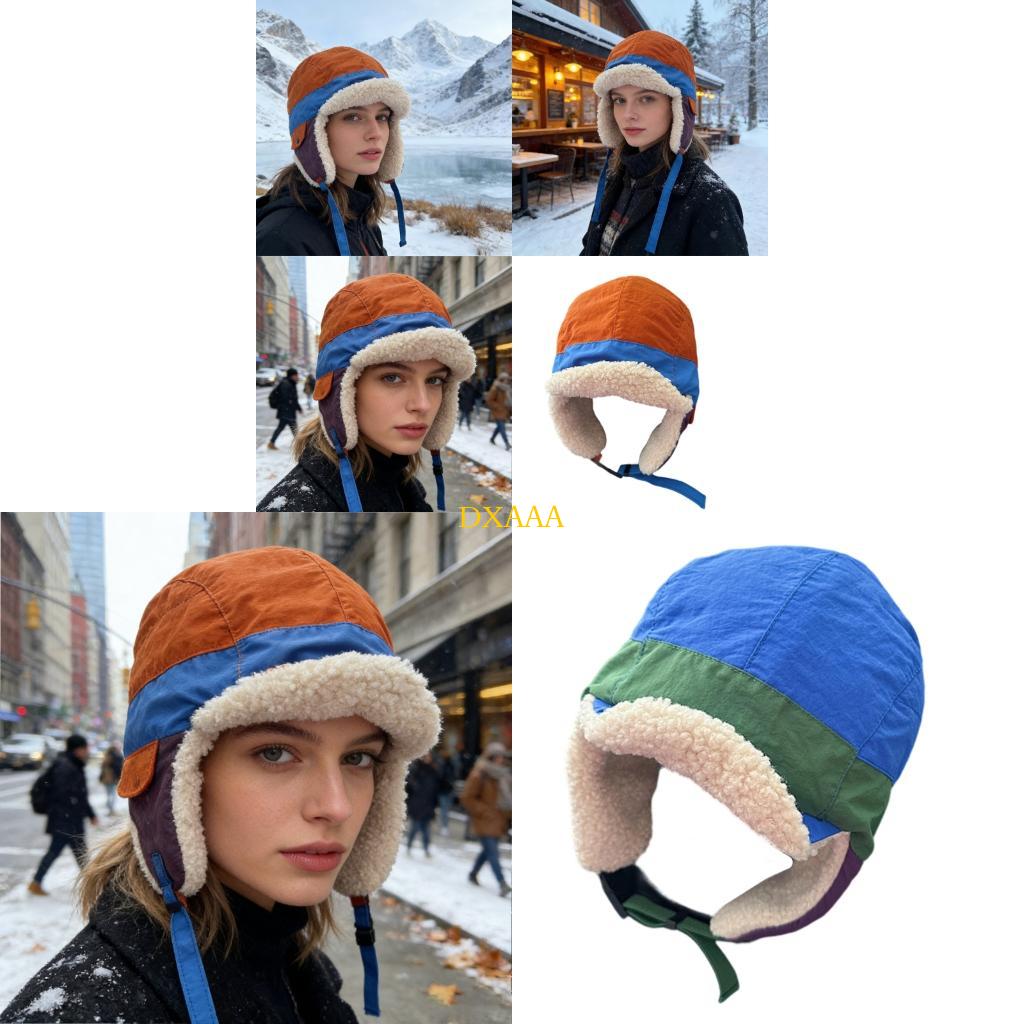 DXAA Warm Ear Flap Hat with Co – Trapper Hat Ear Flap recenzja i cena