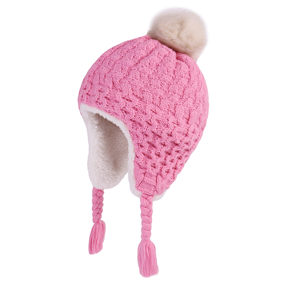 Baby Winter Knit Earflap Hats  – Trapper Hat Ear Flap recenzja i cena