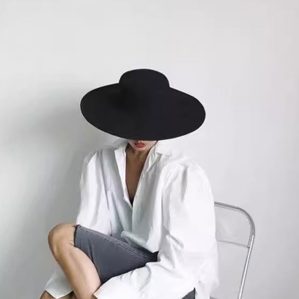 French Ladies Fedoras Top Bow  – Fedora Hat Wool recenzja i cena