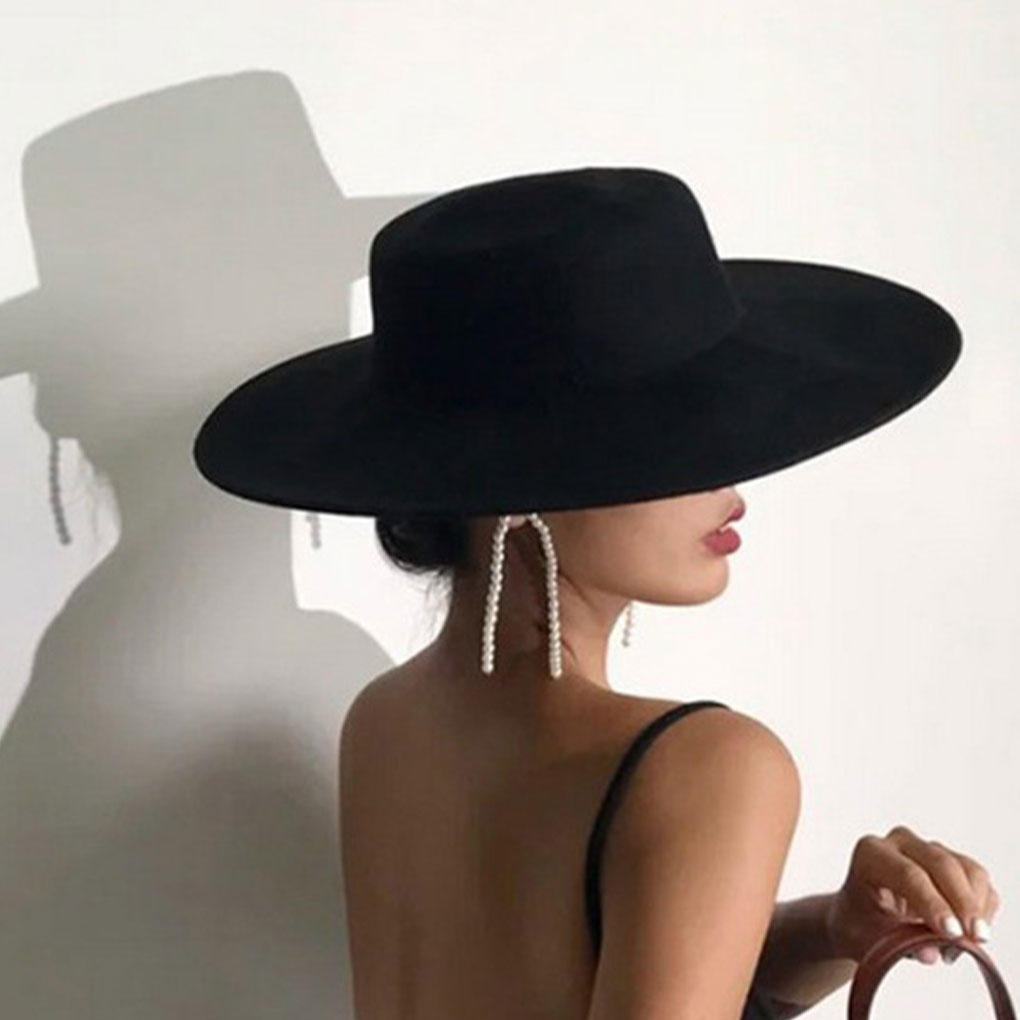 French Ladies Fedoras Top Bow  – Fedora Hat Wool recenzja i cena