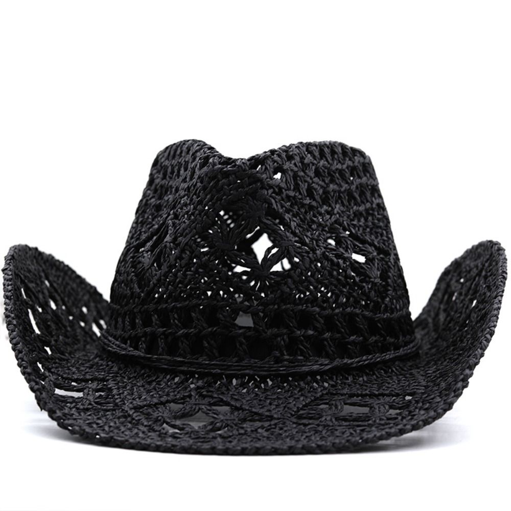 Vintage Wide Brim Hollow Straw – Cowboy Hat Straw recenzja i cena