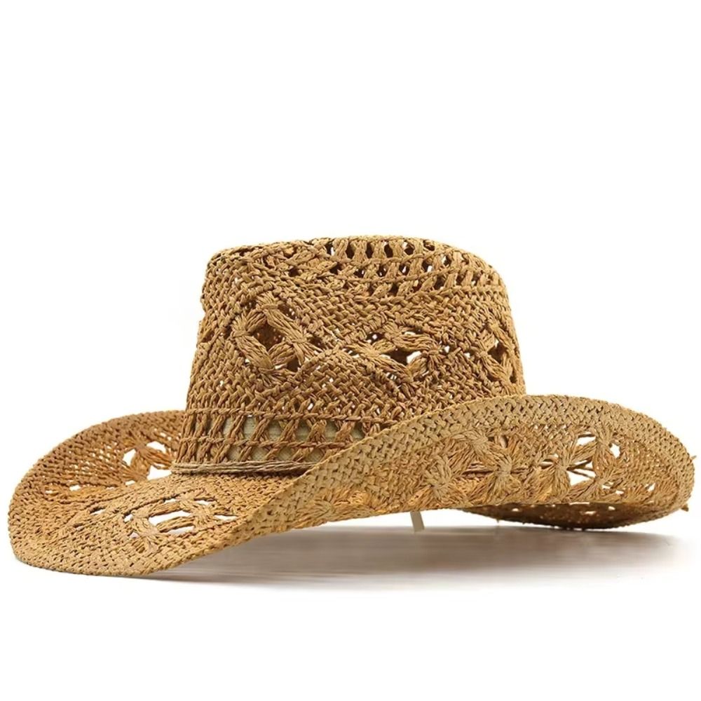 Vintage Wide Brim Hollow Straw – Cowboy Hat Straw recenzja i cena