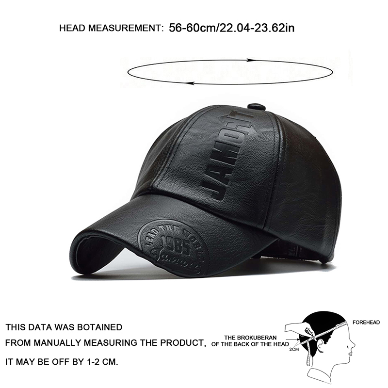 Unisex 1985 Imprinting Leather – Baseball Cap Structured recenzja i cena