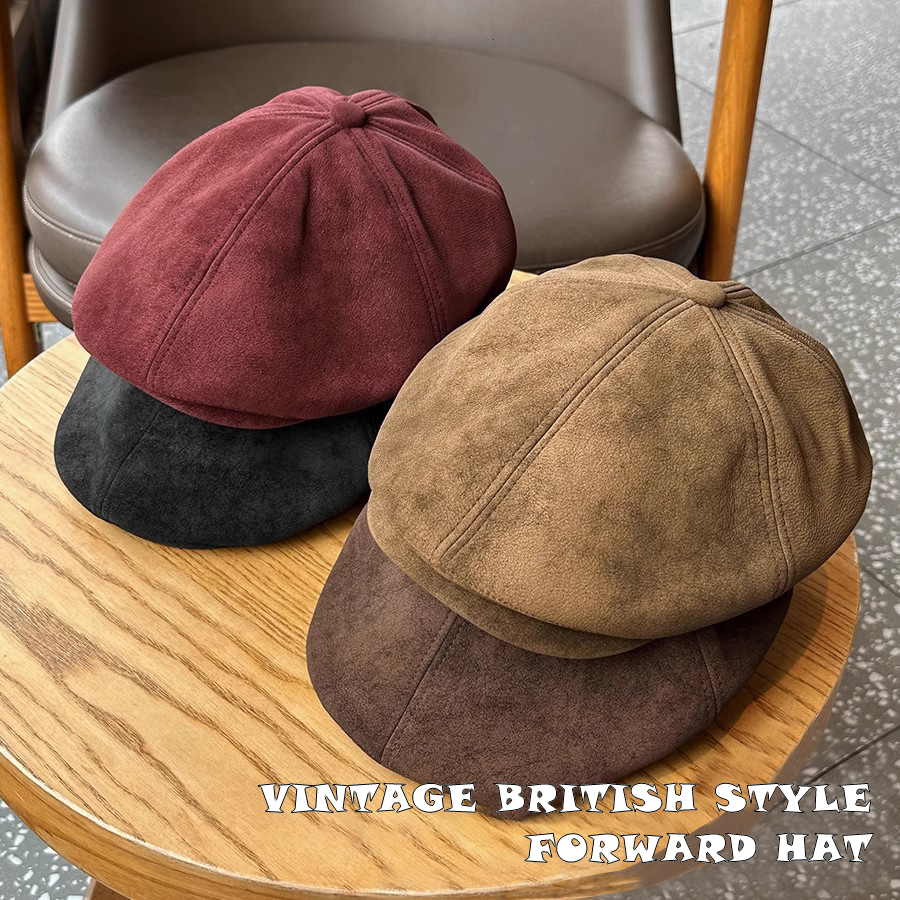 Vintage Suede Newsboy Cap Men  – Newsboy Cap Ivy recenzja i cena