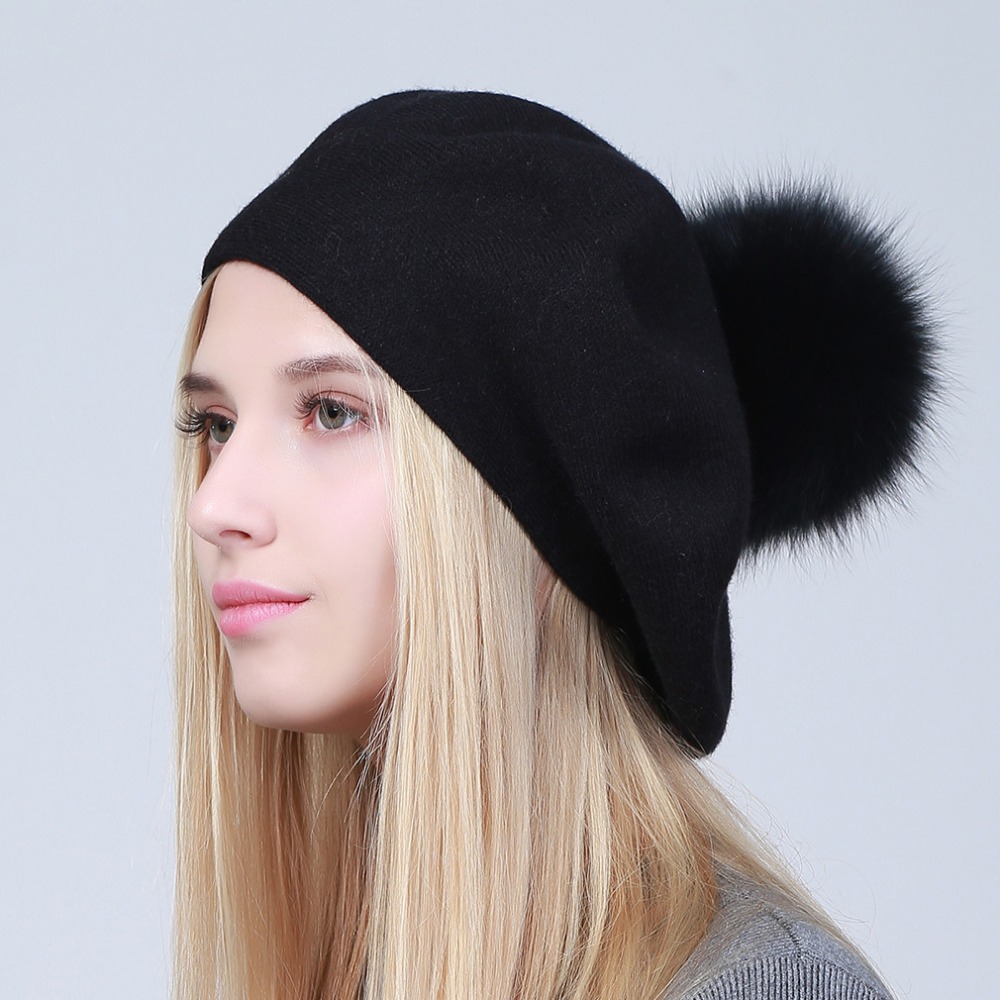 Geebro Women's Beret Hat Winte – Beret French Wool recenzja i cena