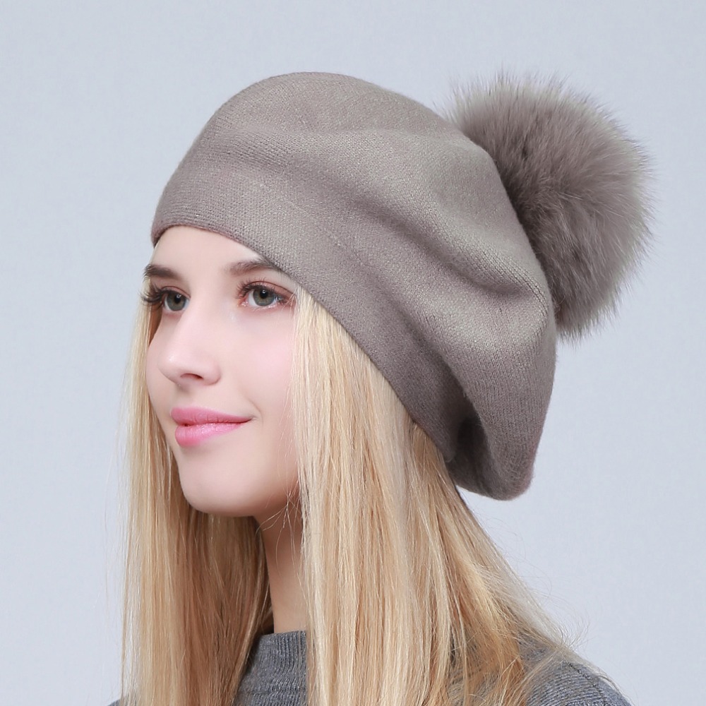 Geebro Women's Beret Hat Winte – Beret French Wool recenzja i cena