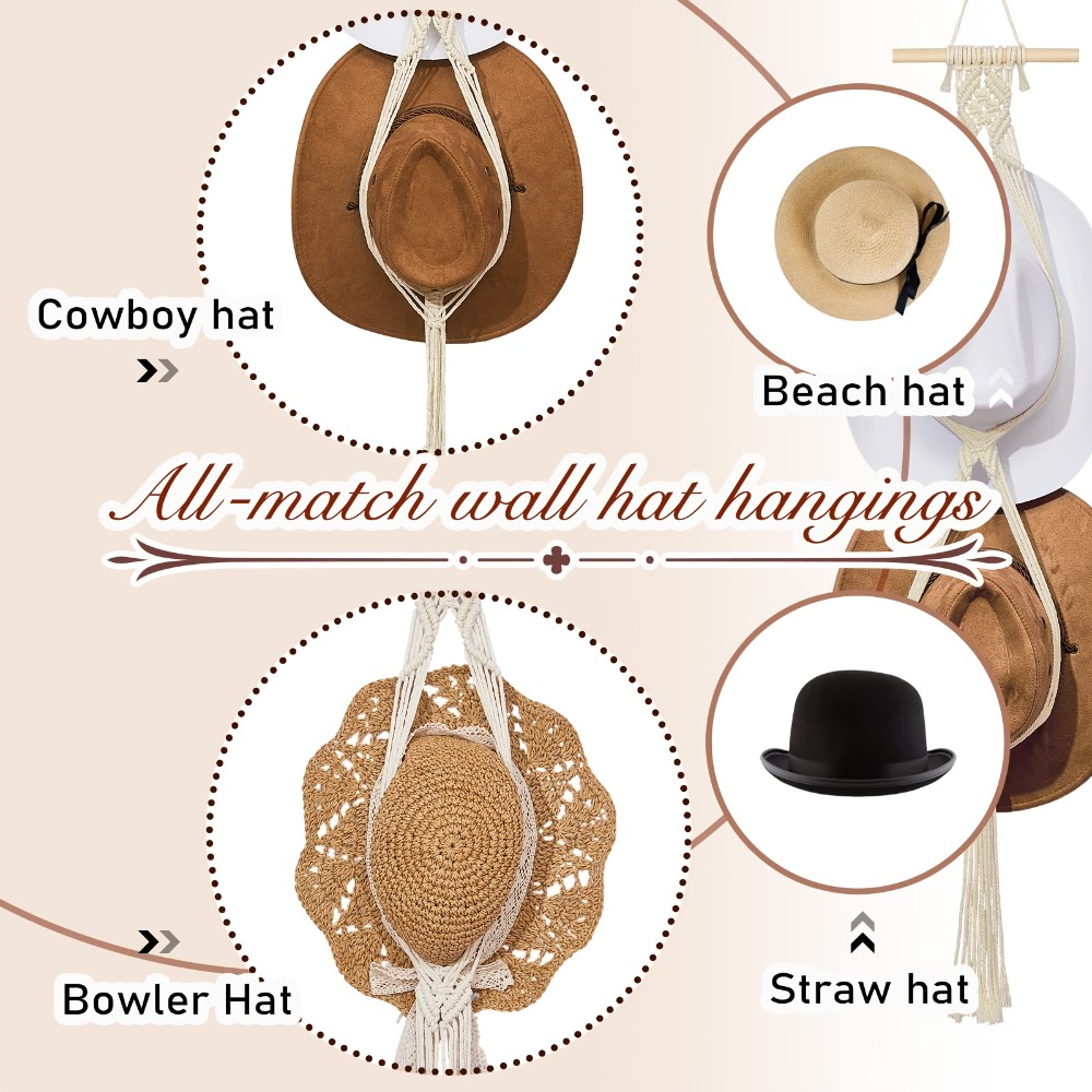 Bohemian Macrame Hat Hanger Ha – Sun Hat Wide Brim recenzja i cena