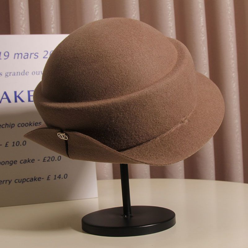 Wool Felt Sun Hats Round Top K – Fedora Hat Wool recenzja i cena