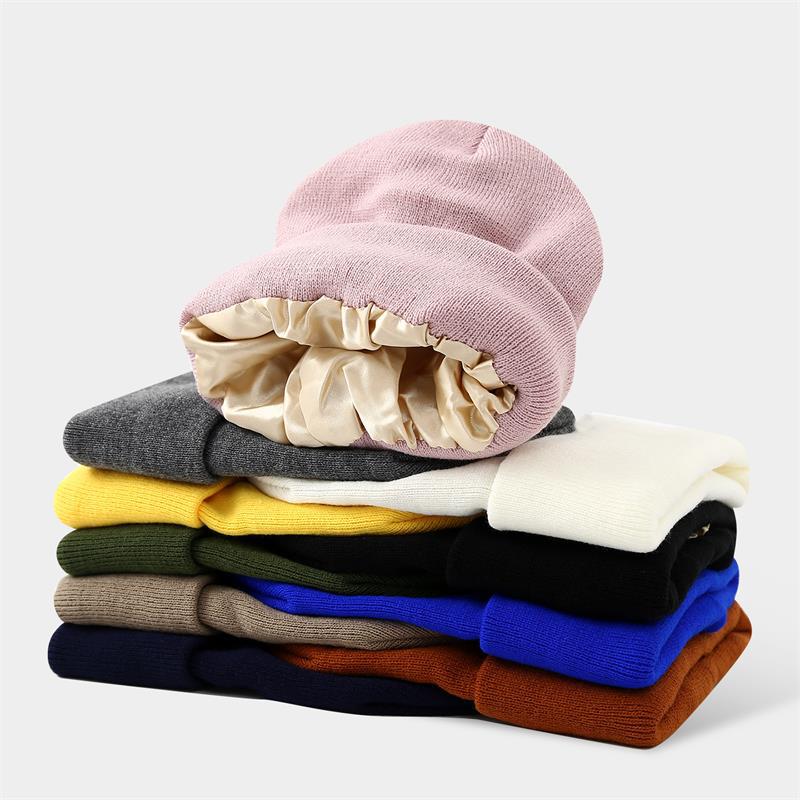 Unisex Satin Lined Anti Static – Beanie Cuffed Knit recenzja i cena