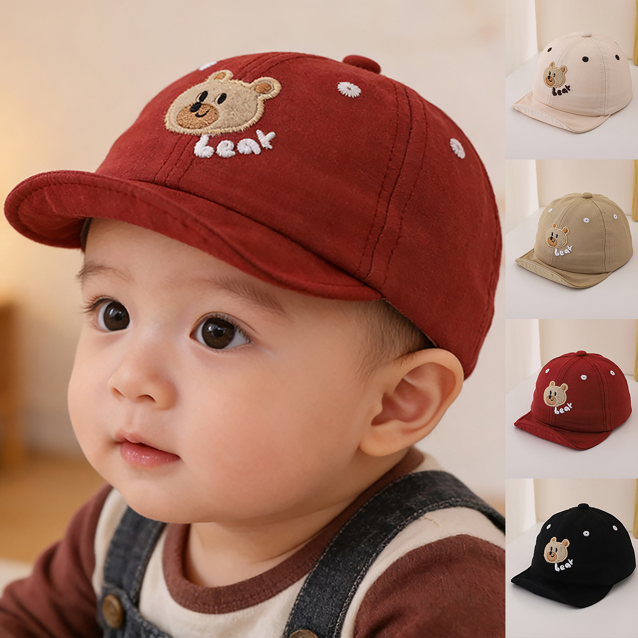 Cute Baby Peaked Hat Soft Brim – Visor Sun Hat recenzja i cena