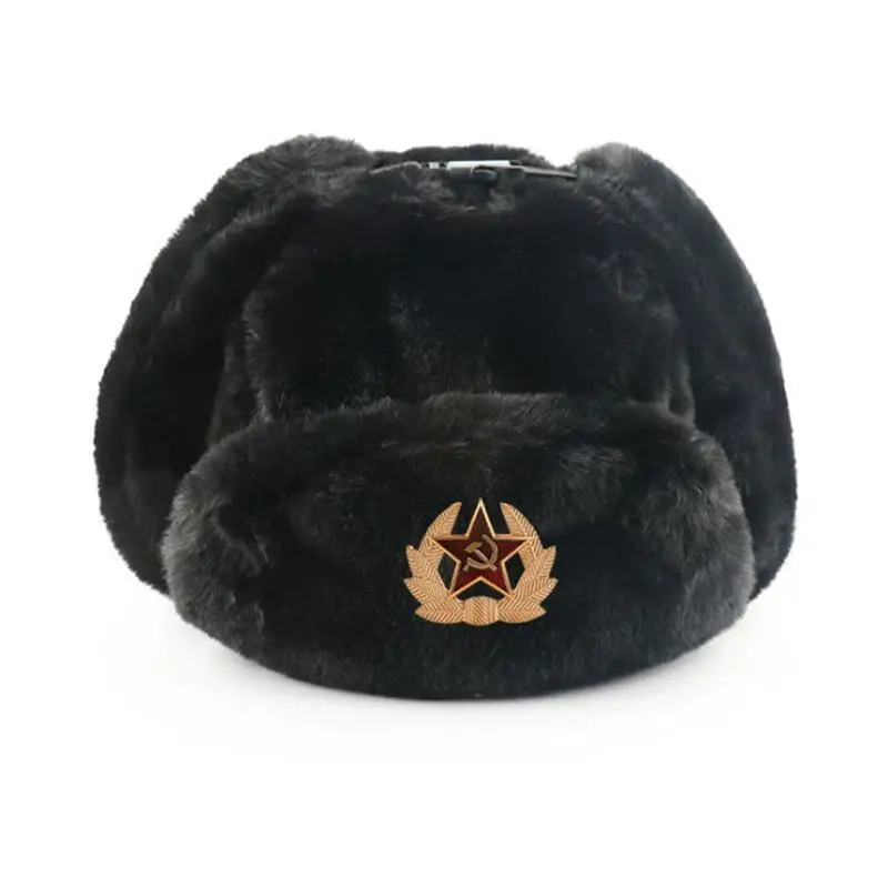 Soviet Badge Ushanka Men&Women – Trapper Hat Ear Flap recenzja i cena