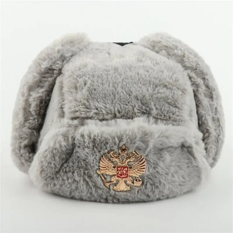 Soviet Badge Ushanka Men&Women – Trapper Hat Ear Flap recenzja i cena