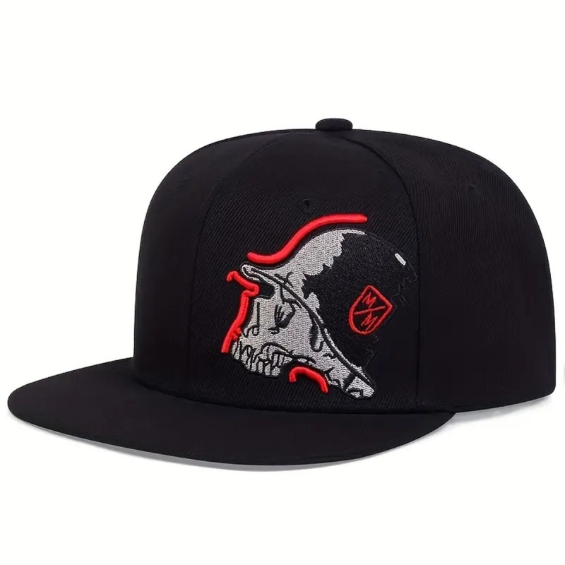 Unisex Skeleton Embroidery Bas – Snapback Hat Flat recenzja i cena
