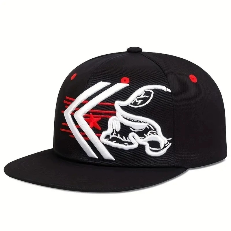 Unisex Skeleton Embroidery Bas – Snapback Hat Flat recenzja i cena