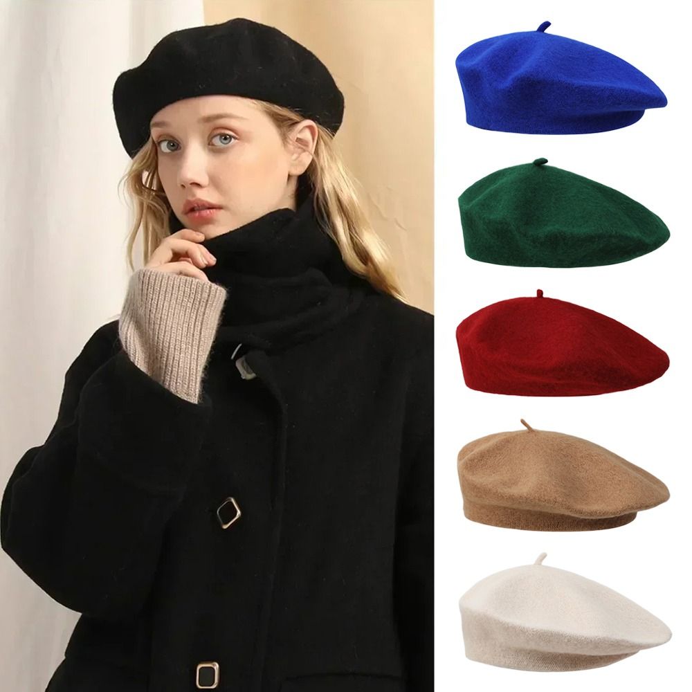 Fashion Warm Winter Wool Beret – Beret French Wool recenzja i cena