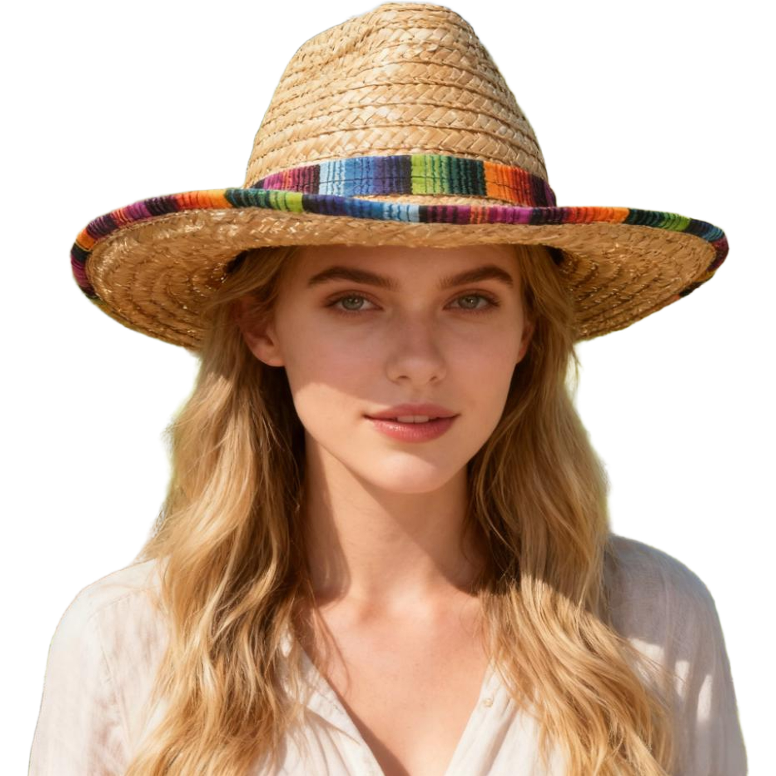 Mexican Straw Hat Carnival Wid – Sun Hat Wide Brim recenzja i cena