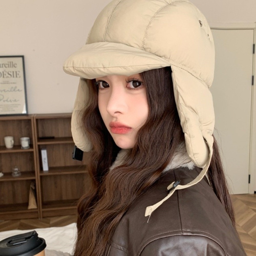 Solid Color Padded Bomber Hats – Trapper Hat Ear Flap recenzja i cena