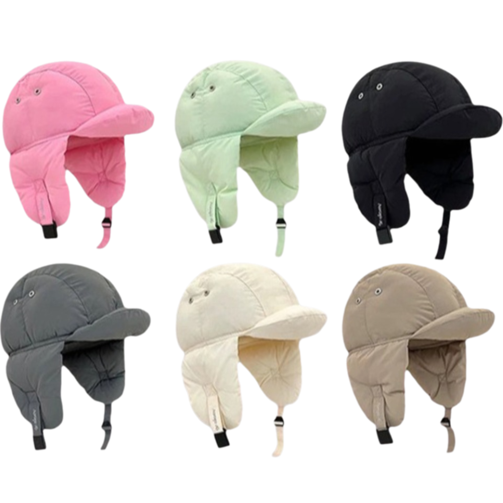 Solid Color Padded Bomber Hats – Trapper Hat Ear Flap recenzja i cena
