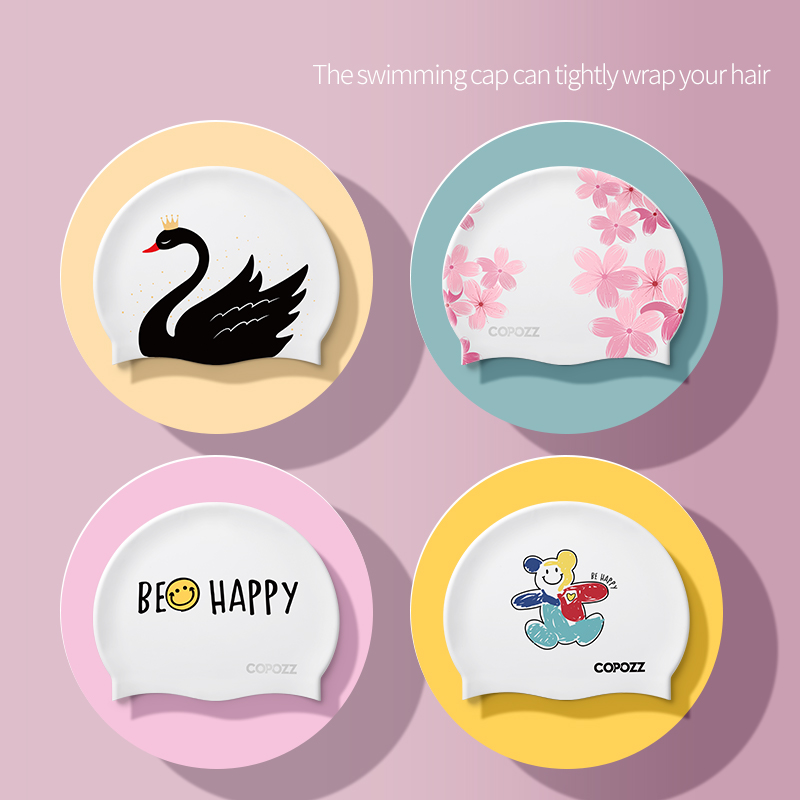 Pattern Adult Swimming Caps Me – Swim Hat Silicone recenzja i cena