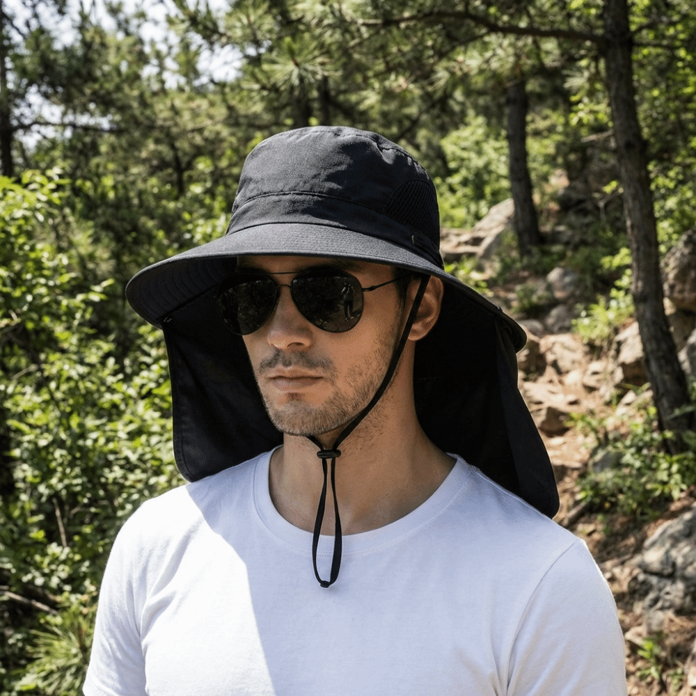Removable Cloth Men Sun Hat Bi – Visor Sun Hat recenzja i cena