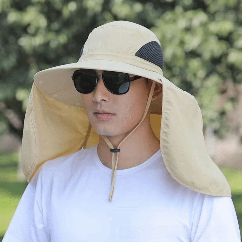 Removable Cloth Men Sun Hat Bi – Visor Sun Hat recenzja i cena