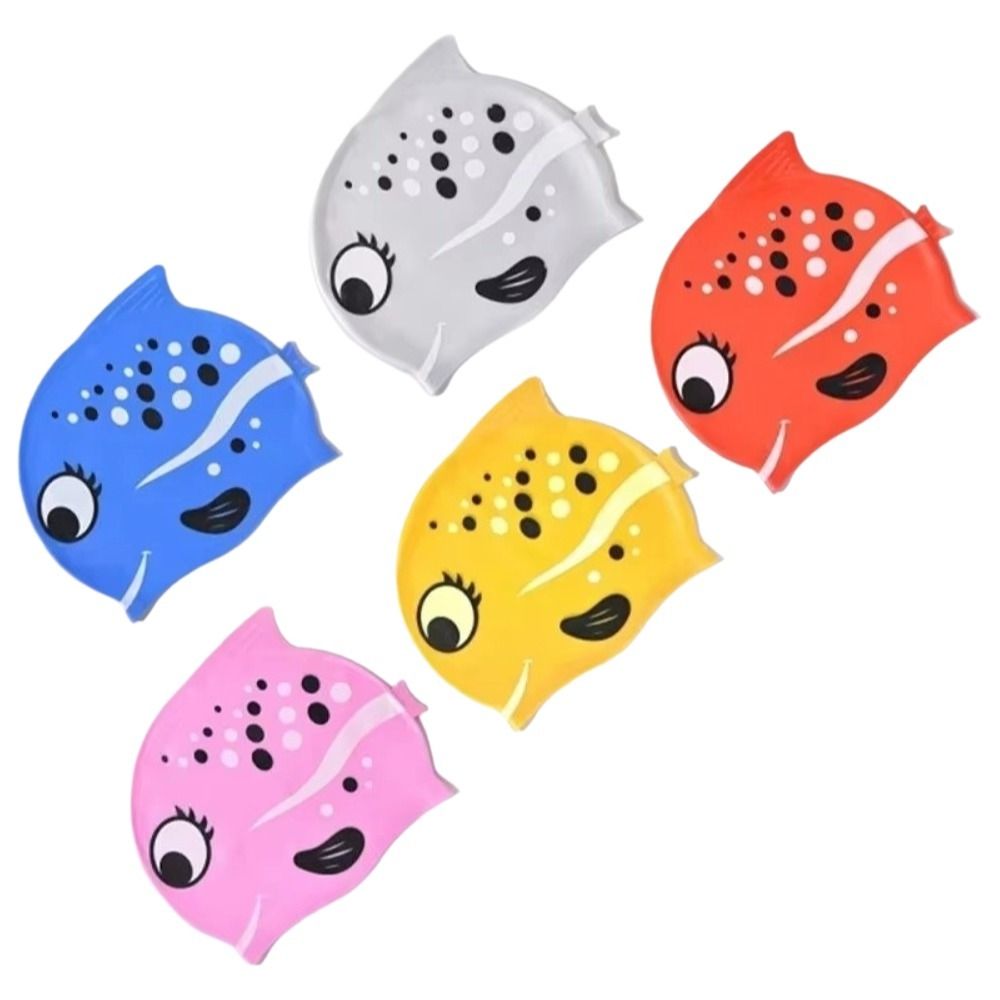 Cute Elastic Children's Swimmi – Swim Hat Silicone recenzja i cena
