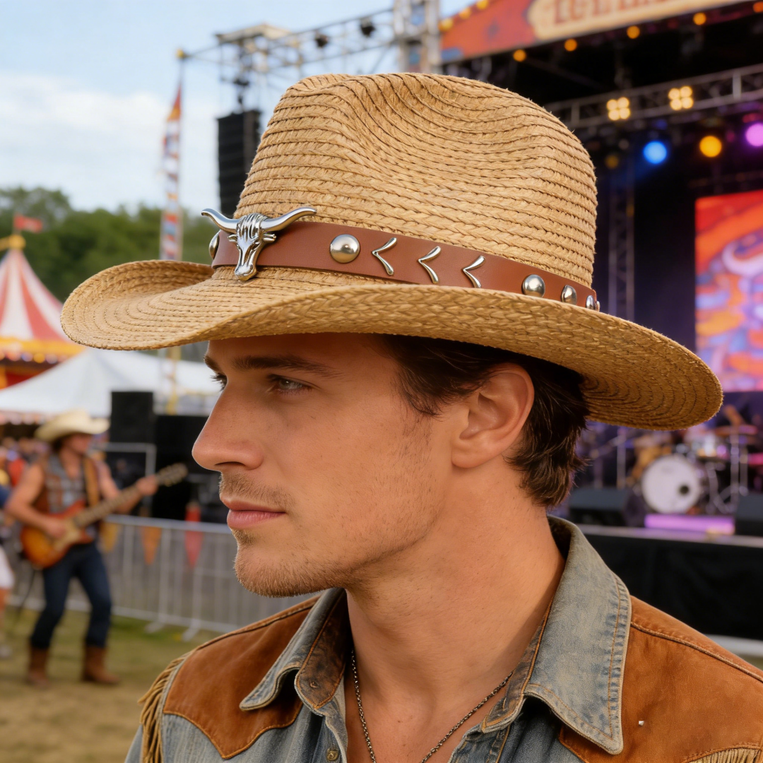 Vintage Straw Western Cowboy H – Cowboy Hat Straw recenzja i cena