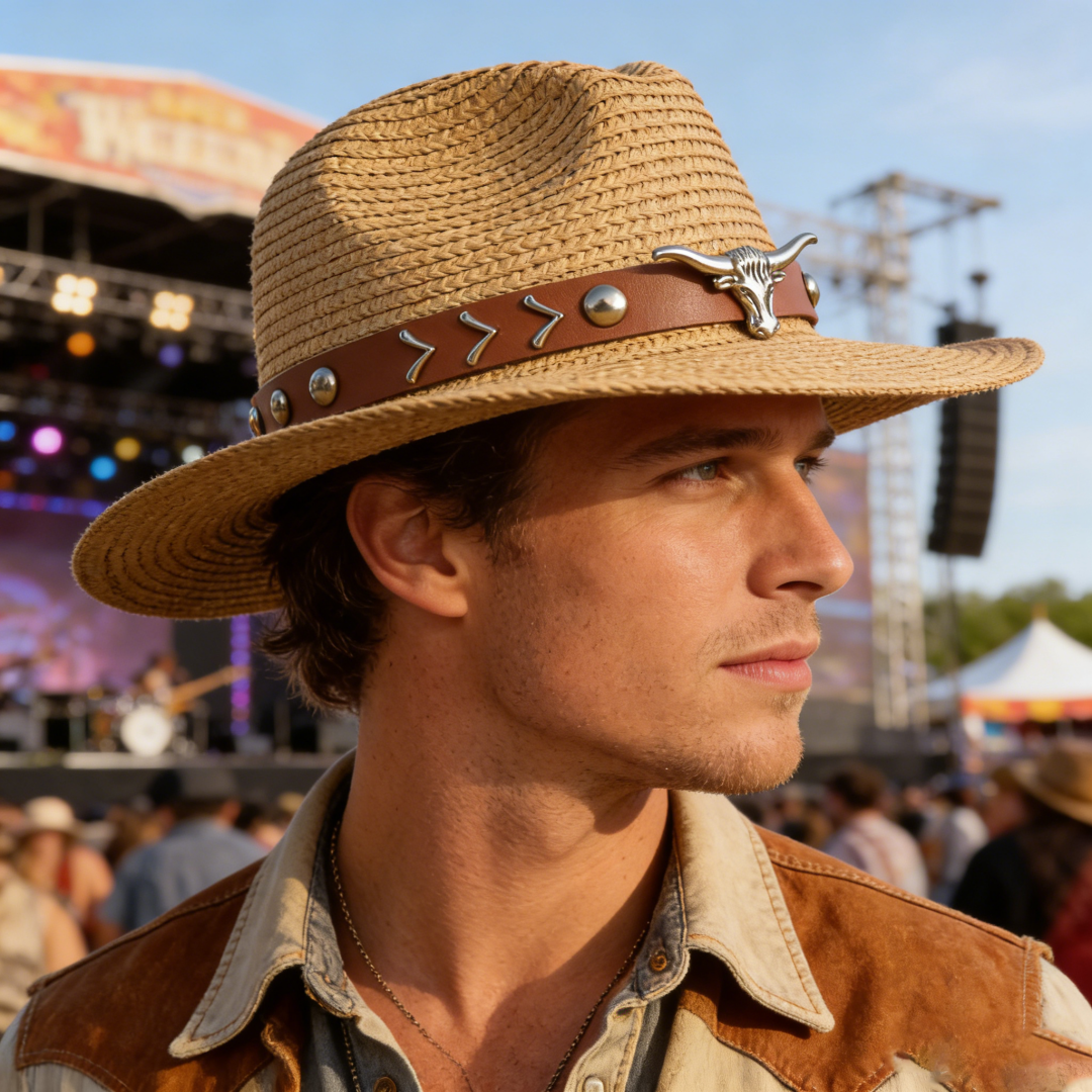 Vintage Straw Western Cowboy H – Cowboy Hat Straw recenzja i cena