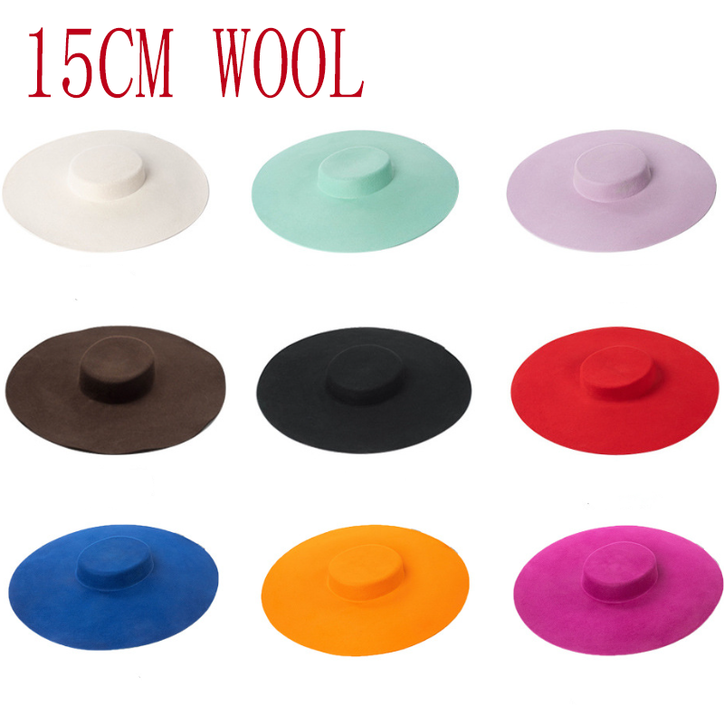 15cm WOOL wheat wide brim wool – Fedora Hat Wool recenzja i cena