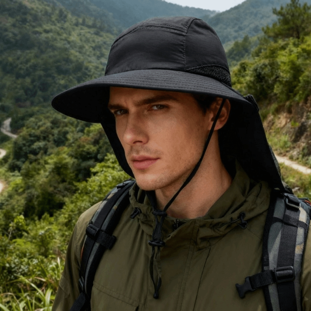 Fashion Wide Brim Outdoor Sun  – Bucket Hat Cotton recenzja i cena