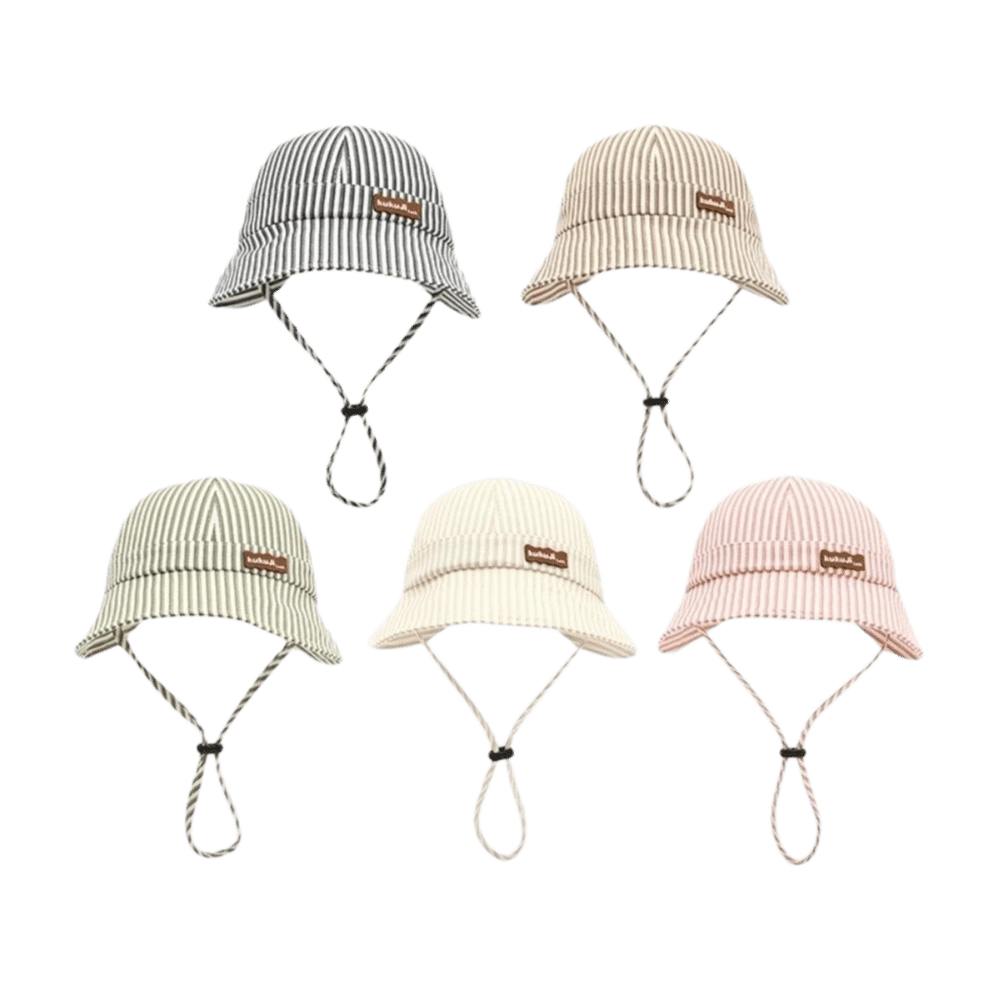 New Striped Baby Bucket Hat Ad – Sun Hat Wide Brim recenzja i cena