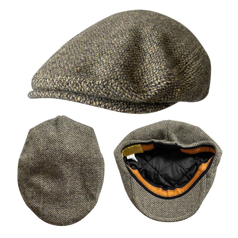 New Wool Flat Cap Men's Golf C – Newsboy Cap Ivy recenzja i cena
