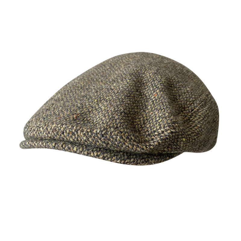 New Wool Flat Cap Men's Golf C – Newsboy Cap Ivy recenzja i cena