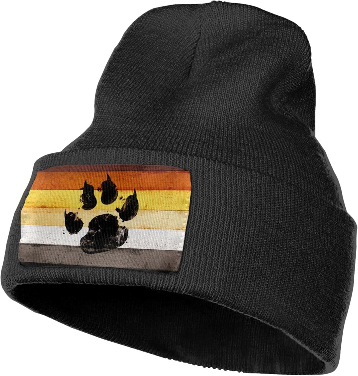 Gay Flag Bear paw LGBT Knit Be – Beanie Cuffed Knit recenzja i cena
