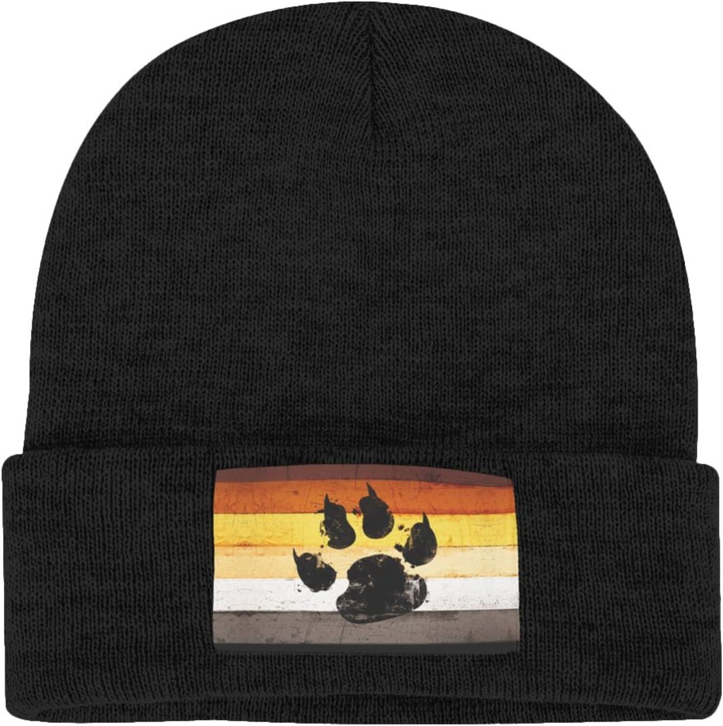 Gay Flag Bear paw LGBT Knit Be – Beanie Cuffed Knit recenzja i cena