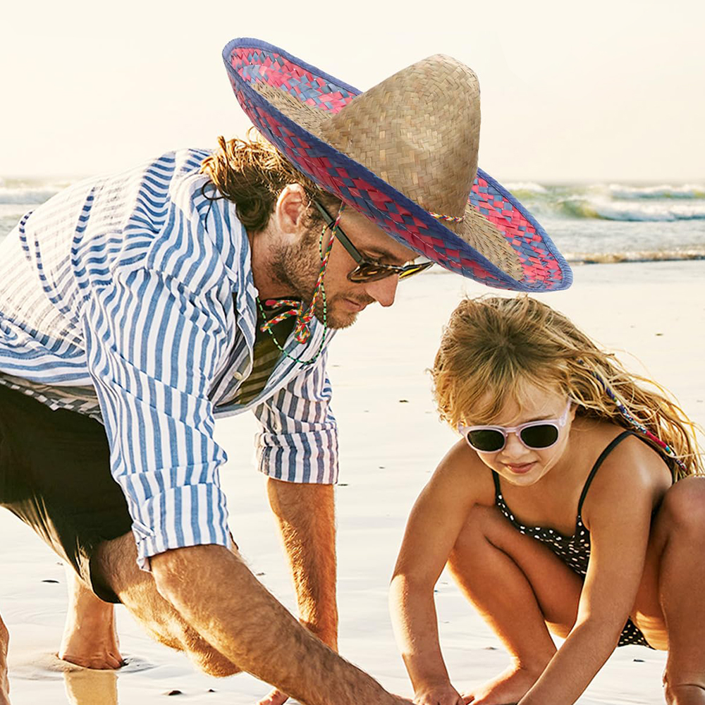 Mexican Sombrero Hat Straw Wea – Sun Hat Wide Brim recenzja i cena