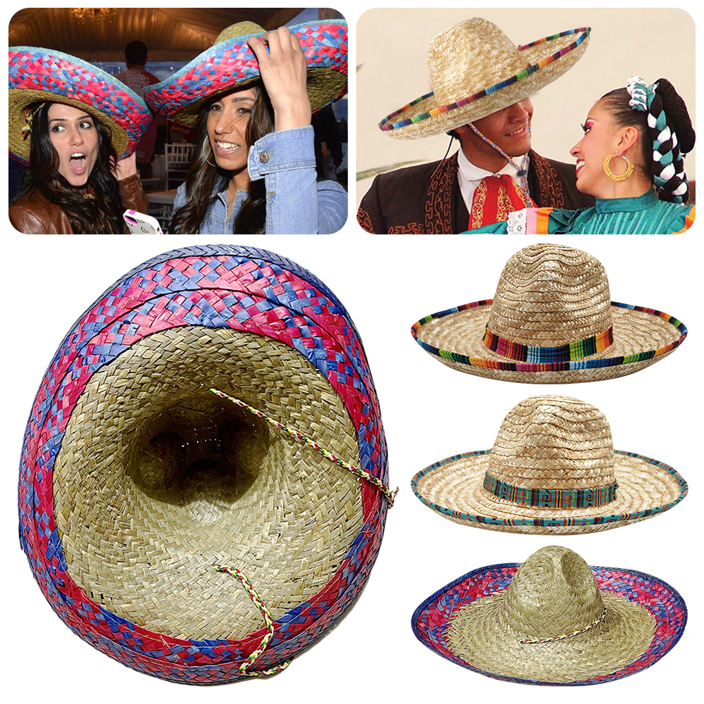 Mexican Sombrero Hat Straw Wea – Sun Hat Wide Brim recenzja i cena