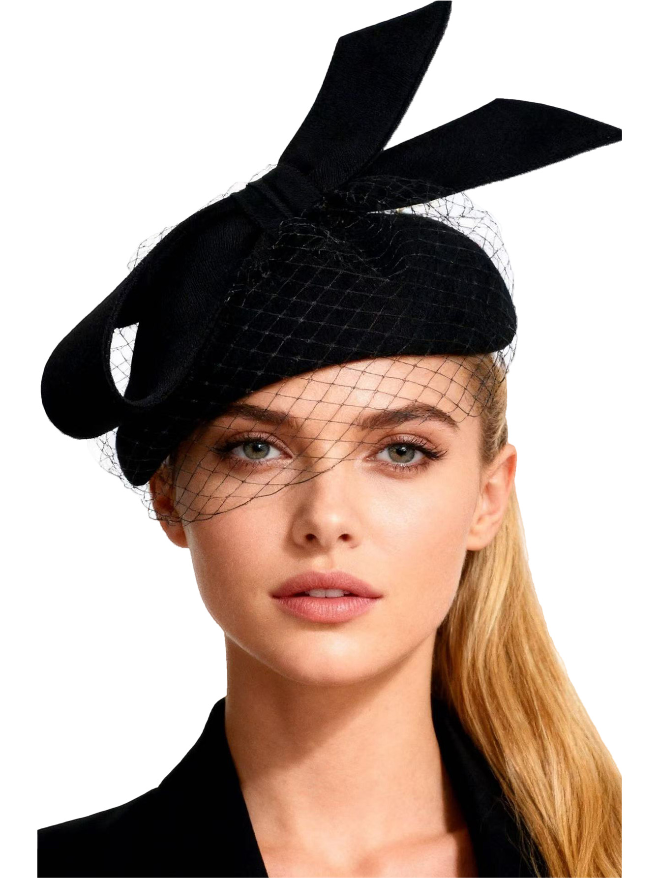French White Beret Fascinator  – Beret French Wool recenzja i cena