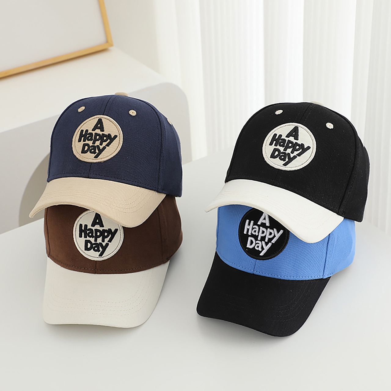 Letter Patchwork Baseball Cap  – Visor Sun Hat recenzja i cena