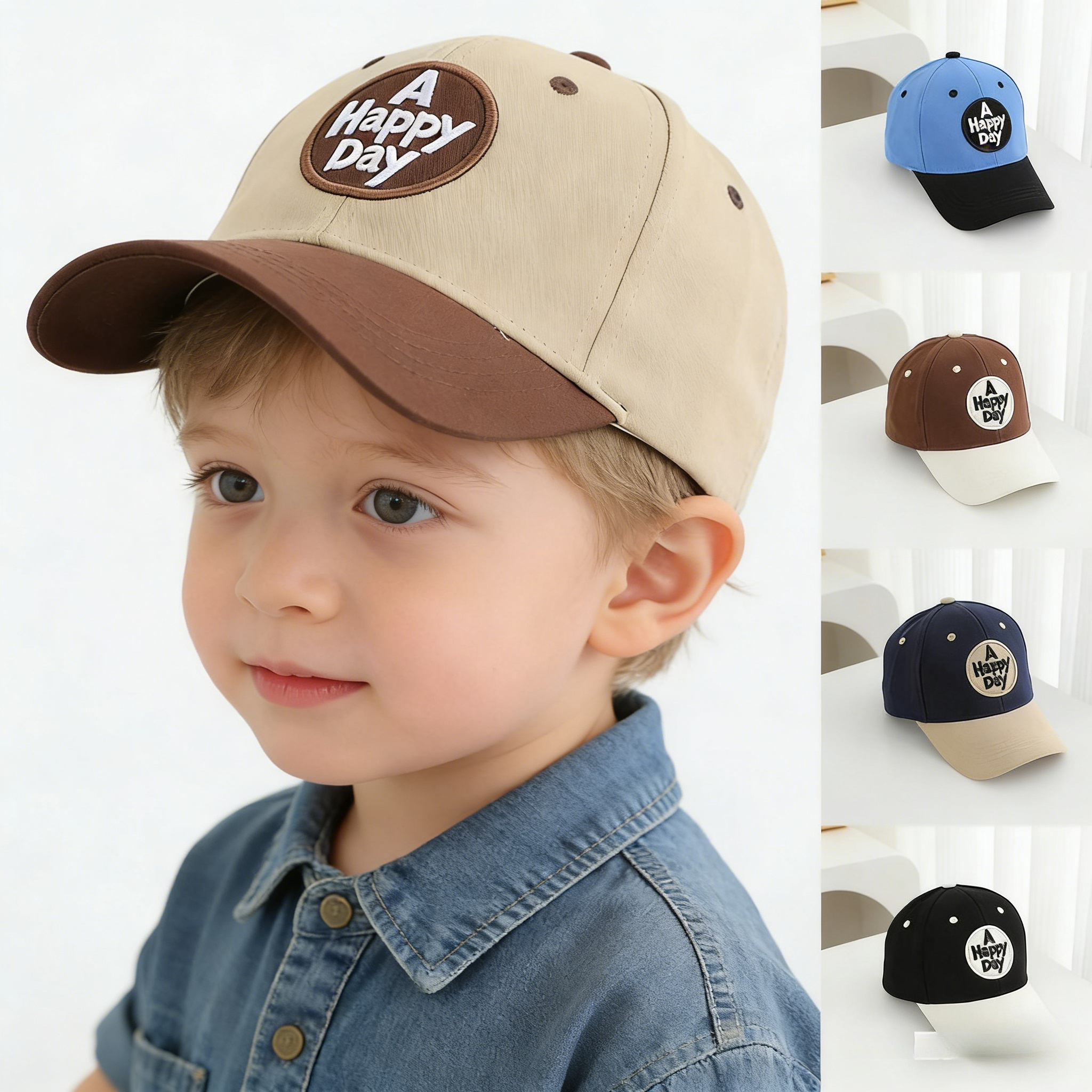 Letter Patchwork Baseball Cap  – Visor Sun Hat recenzja i cena