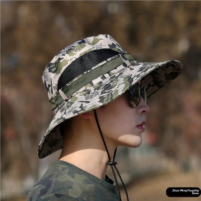 Men's Fishing Cap Casual Outdo – Sun Hat Wide Brim recenzja i cena