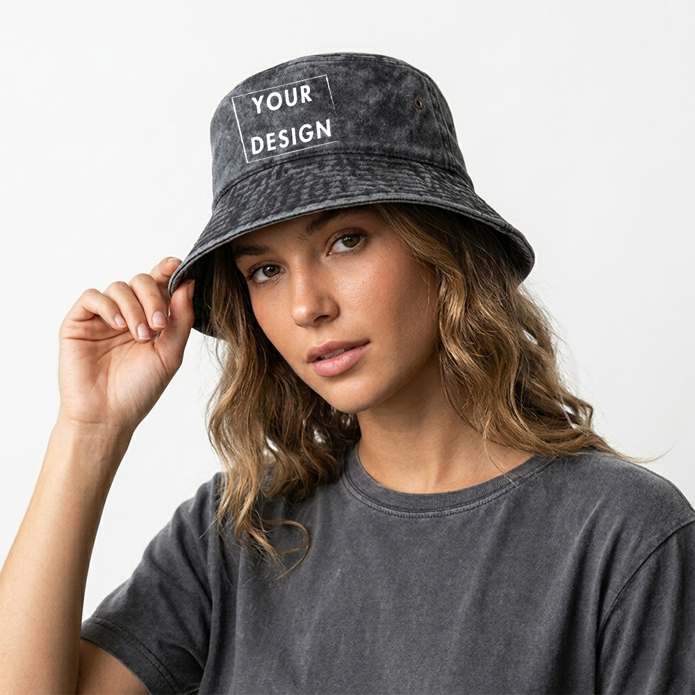 Custom Washed Vintage Bucket H – Bucket Hat Cotton recenzja i cena
