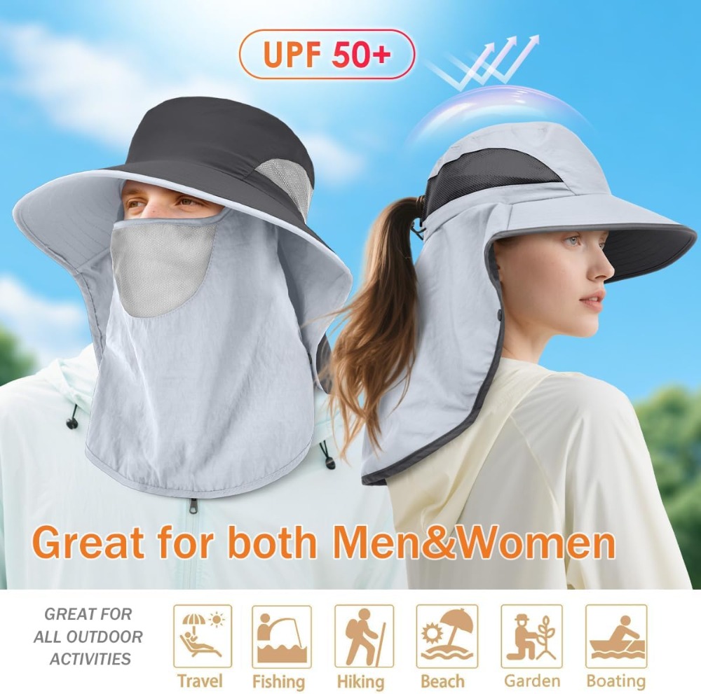 Men&Women Wide Brim Fishing Po – Sun Hat Wide Brim recenzja i cena